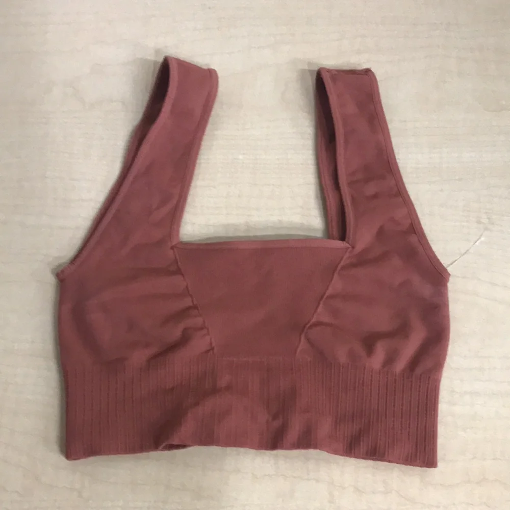 NWOT Free People Square Neck Good Karma Bra